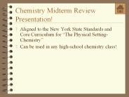 Chemistry Midterm Review Presentation!