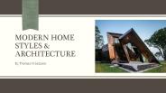 Modern Homes Architecture and Designs