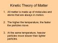 Kinetic Theory of Matter PowerPoint PPT Presentation