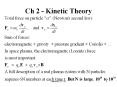 Ch 2 - Kinetic Theory PowerPoint PPT Presentation
