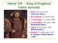 Henry VIII - King of England Tudor dynasty PowerPoint PPT Presentation
