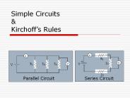 Simple Circuits