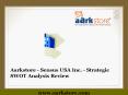 Aarkstore - Sensus USA Inc. - Strategic SWOT Analysis Review PowerPoint PPT Presentation