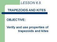 TRAPEZOIDS AND KITES