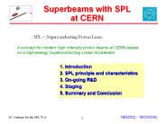 Superbeams with SPL at CERN