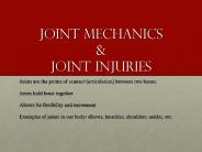 JOINT MECHANICS