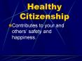 Healthy Citizenship PowerPoint PPT Presentation