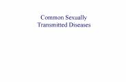 Common Sexually Transmitted Diseases