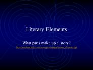 Literary Elements