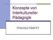 Konzepte von Interkultureller P