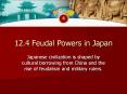 12.4 Feudal Powers in Japan PowerPoint PPT Presentation