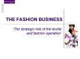 THE FASHION BUSINESS PowerPoint PPT Presentation