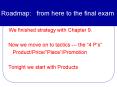 Roadmap:  from here to the final exam PowerPoint PPT Presentation