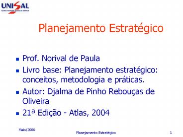 Prof. Norival de Paula