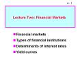 Lecture%20Two:%20Financial%20Markets PowerPoint PPT Presentation