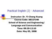Practical English (2):Advanced