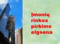 Imoniu rinkos pirkimo elgsena PowerPoint PPT Presentation