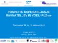 POSVET IN USPOSABLJANJE RAVNATELJEV IN VODIJ PUZ-ov  Podcetrtek, 14. in 15. oktober 2010 PowerPoint PPT Presentation