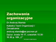 Dr Andrzej Standa