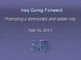Iraq Going Forward PowerPoint PPT Presentation