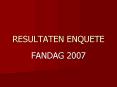 RESULTATEN ENQUETE PowerPoint PPT Presentation
