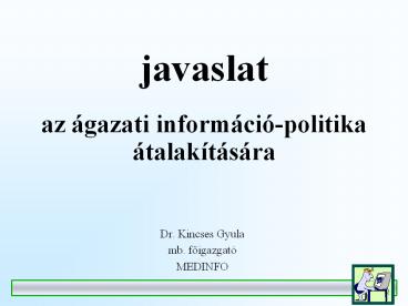 javaslat  az 