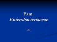 Fam. Enterobacteriaceae