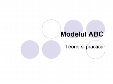 Modelul ABC