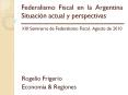 Federalismo Fiscal en la Argentina Situaci PowerPoint PPT Presentation