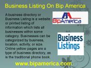 Free Online BUsiness Listing