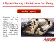 6 Tips for Choosing a Rental Car for Your Family PowerPoint PPT Presentation