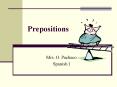 Prepositions PowerPoint PPT Presentation