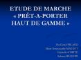 ETUDE DE MARCHE  PowerPoint PPT Presentation