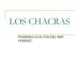 LOS CHACRAS PowerPoint PPT Presentation