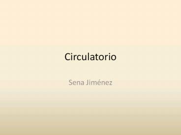 Circulatorio