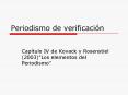 Periodismo de verificaci PowerPoint PPT Presentation