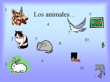 Los animales