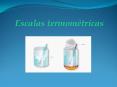 Escalas termom PowerPoint PPT Presentation