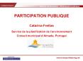 PARTICIPATION PUBLIQUE Catarina Freitas  Service de la planification de l PowerPoint PPT Presentation
