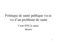 Politique de sant PowerPoint PPT Presentation