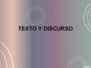 TEXTO Y DISCURSO