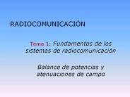 RADIOCOMUNICACI