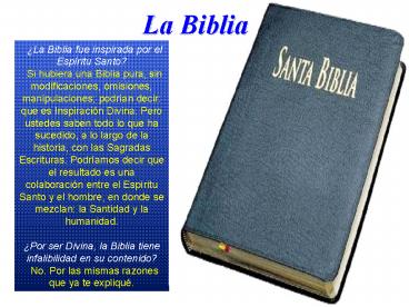 La Biblia