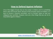 How to Defend Against Inflation