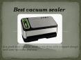 Vest vacuum sealer PowerPoint PPT Presentation