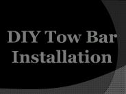 DIY Tow Bar Installation