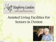 Assisted Living Facilities For Seniors in Denton