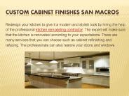 Custom Kitchen Cabinets | Kitchen Remodeling Contractor | San Marcos