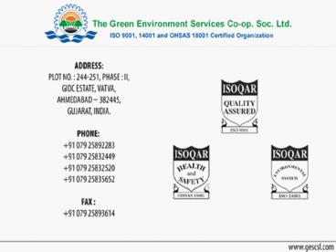 Wastewater effluent treatment plant