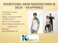 Promotional wear manufacturer in Delhi- Get Best Fit